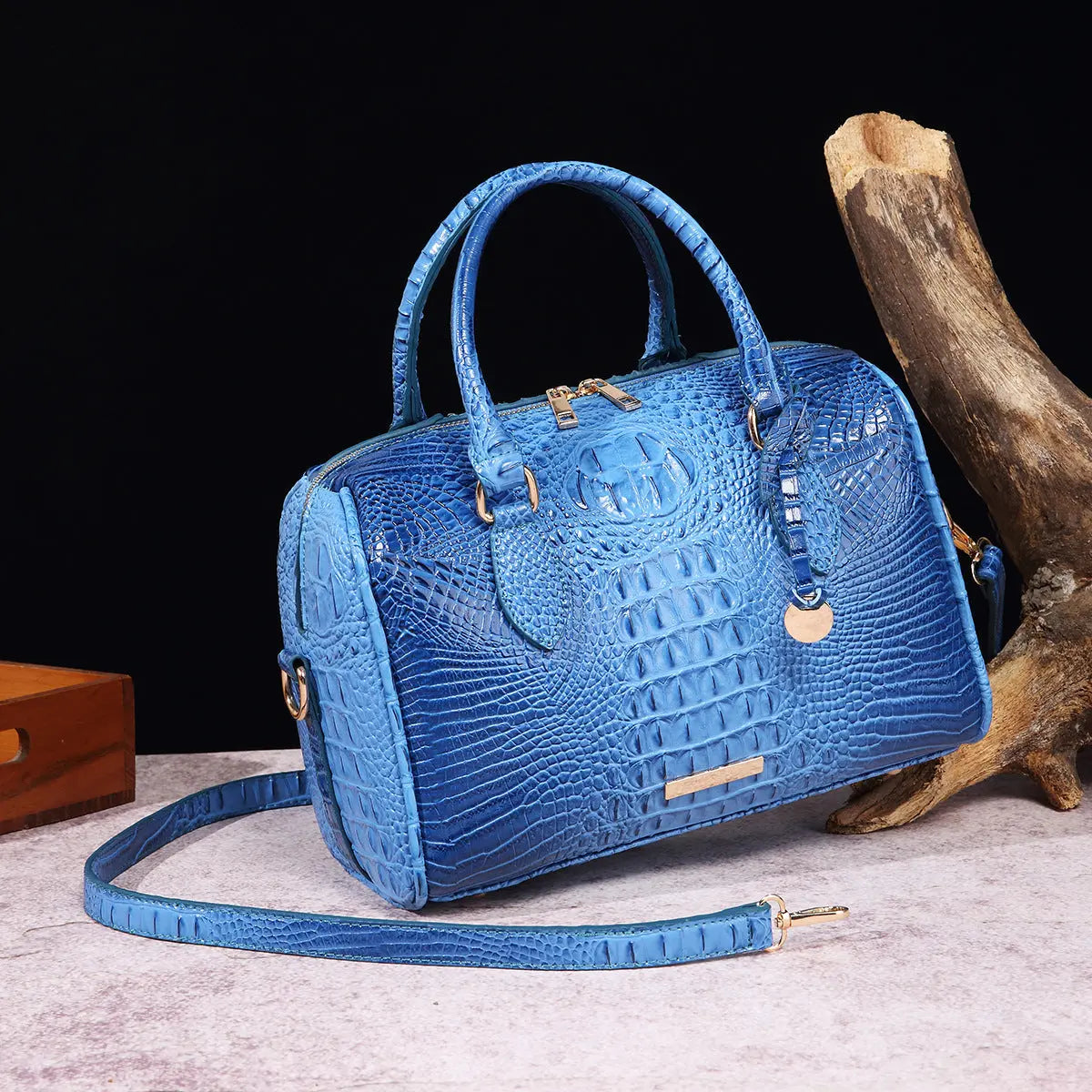 trendy Crocodile pattern Fashion Crossbody Travel Retro Women's Bag Cjdropshipping