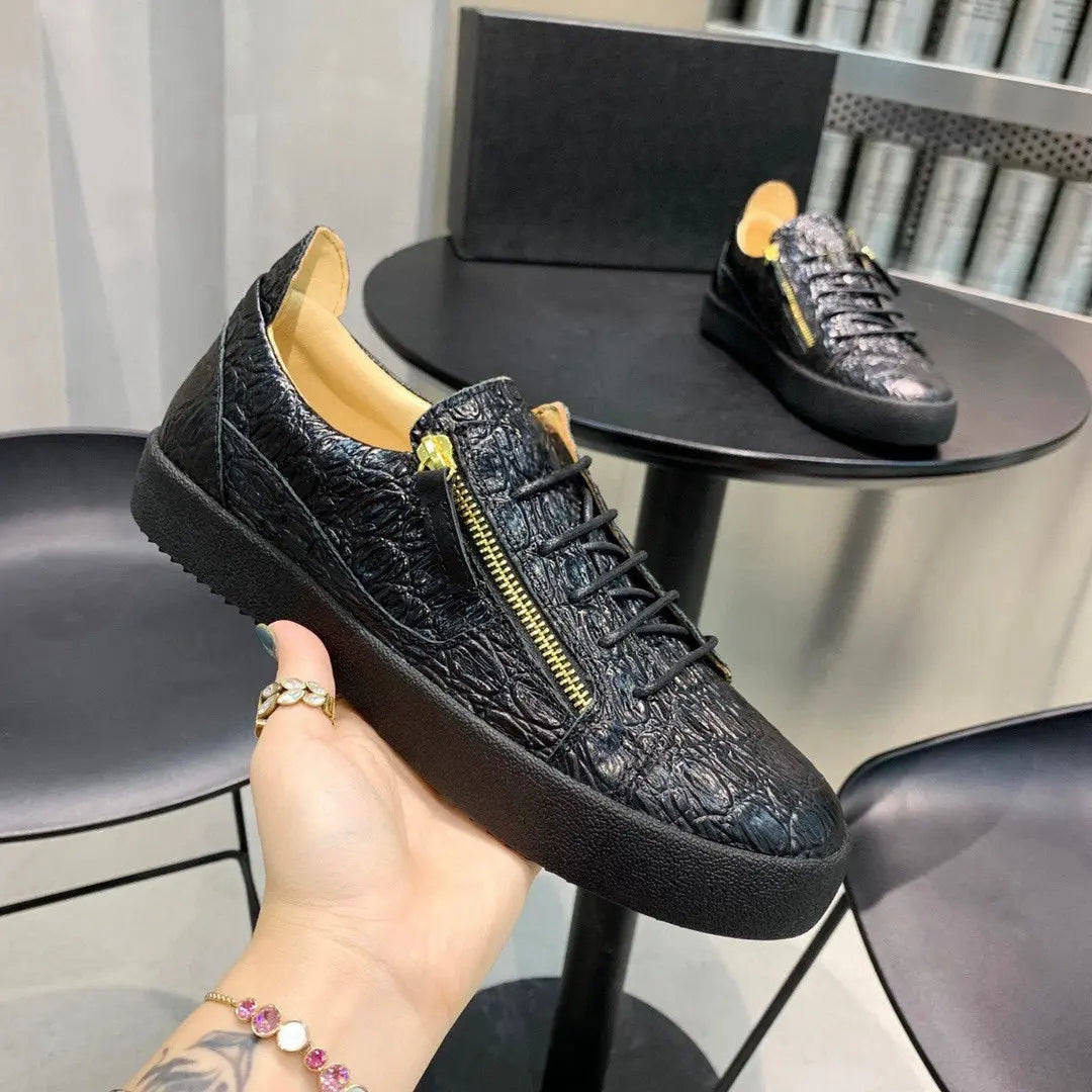 European Station Men's Cowhide Fashion Casual Board Shoes JNi3 shop