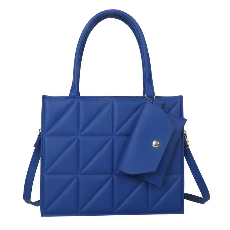 Fashion Plaid Shoulder With Small Wallet Simple Elegant Portable Square Tots Women's Handbag Dropshipman
