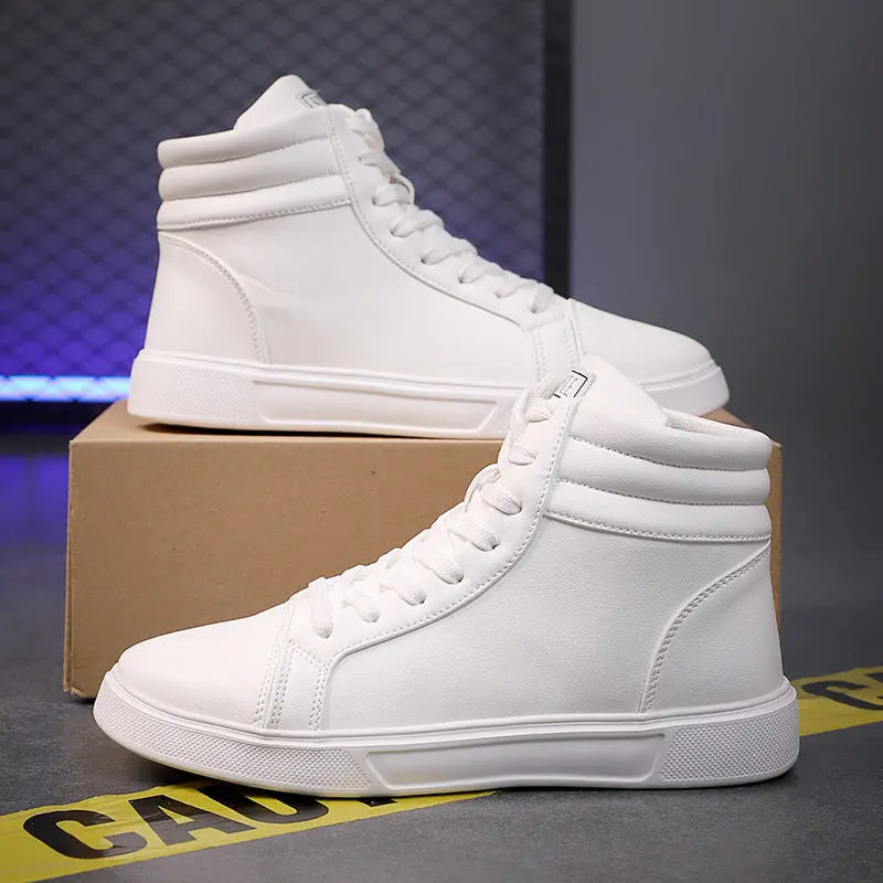 Plus Size Men's Leather Boots Fashion Casual Ankle Boots - JNi3 shop