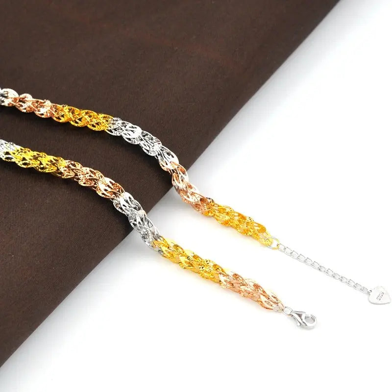 Silver Phoenix Tail Chain Necklace Female Color Gold Necklace Cjdropshipping