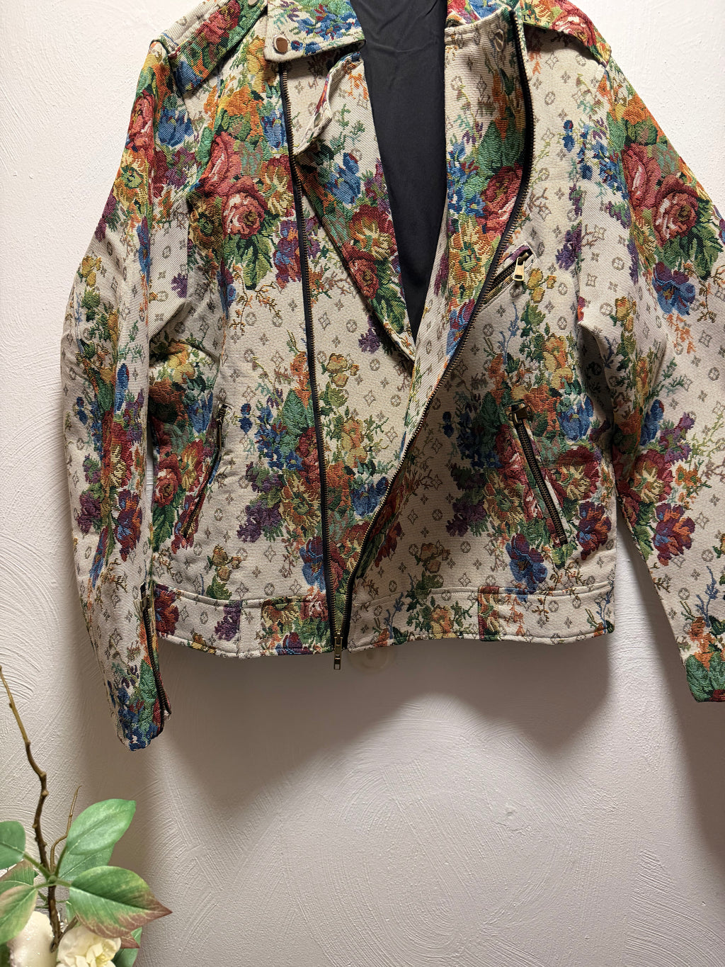 Men's Tapestry Biker Jacket