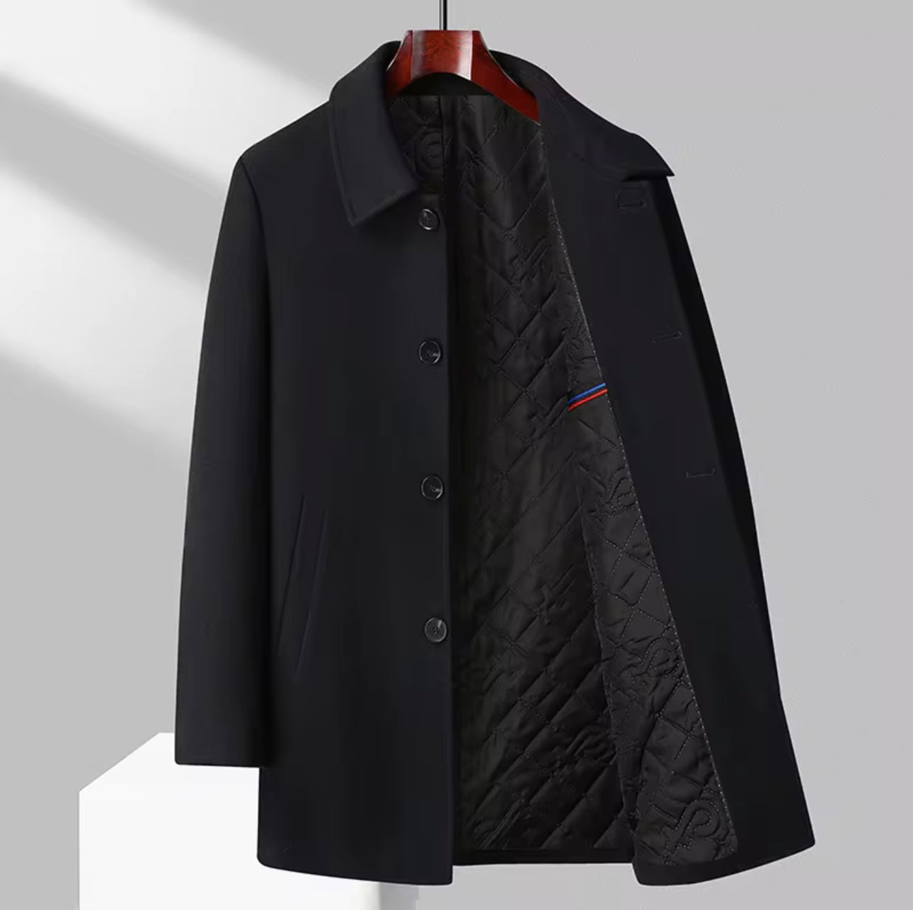 Men’s  thickened wool coat