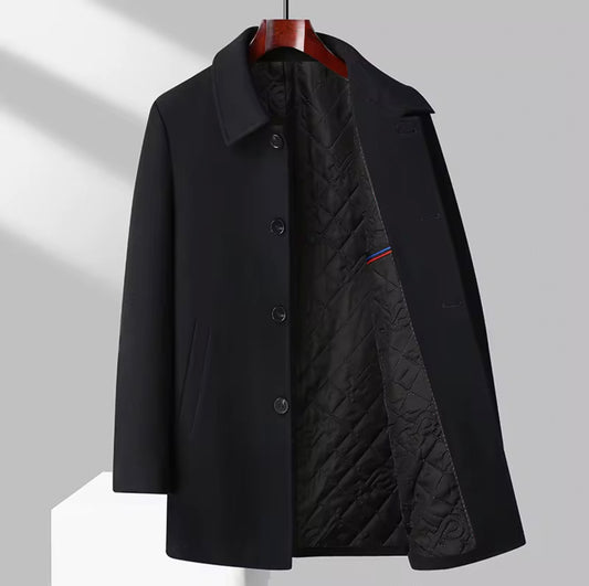 Men’s  thickened wool coat