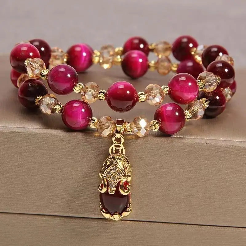 Hot Sale Natural Vanves Stone Single Double Chain Crystal Bracelet Cjdropshipping