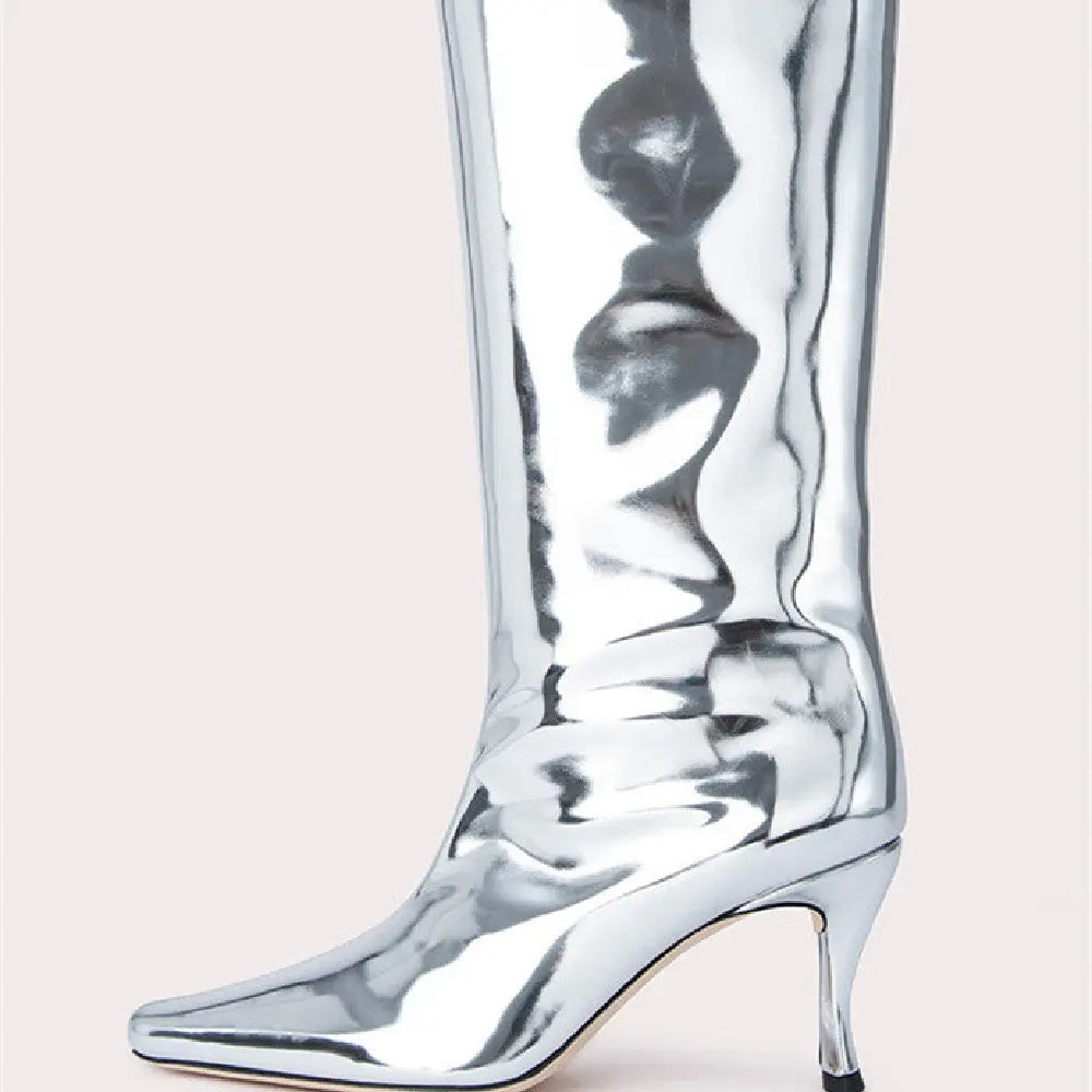 New Style Square Head Cowboy Boot Women Dropshipman
