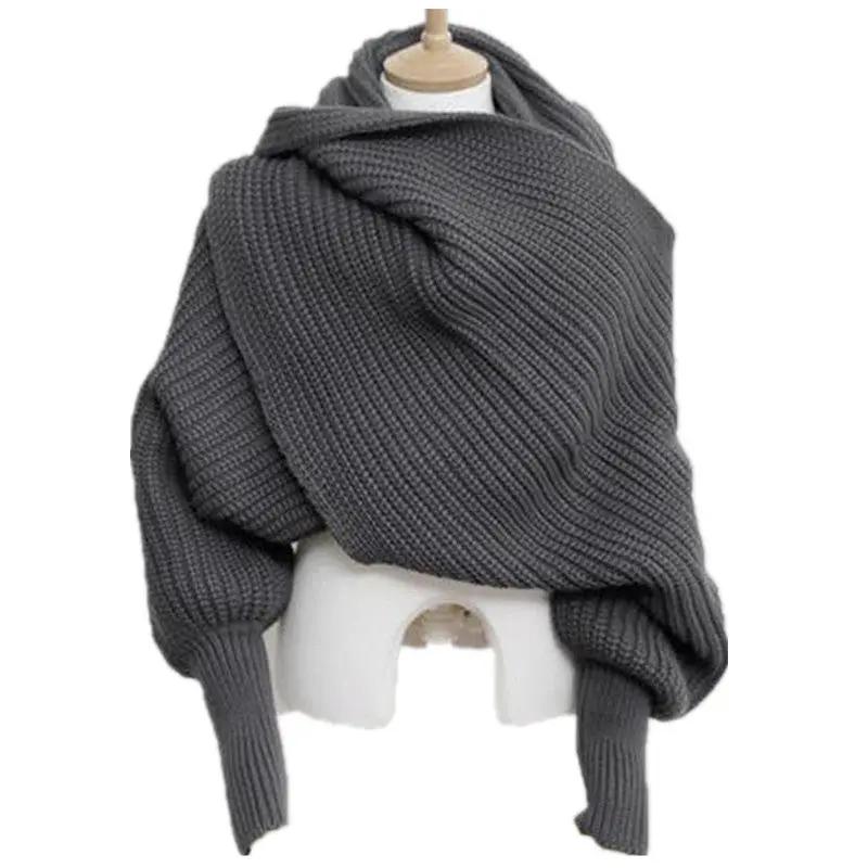 Sweater Scarf Cashmere Ladies Girl Woman Clothing Casual Wear Cjdropshipping