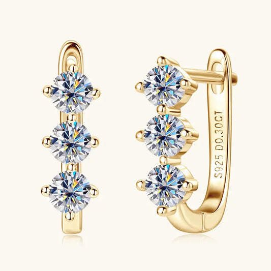 Moissanite Earrings For Women Temperament Wild - JNi3 shop