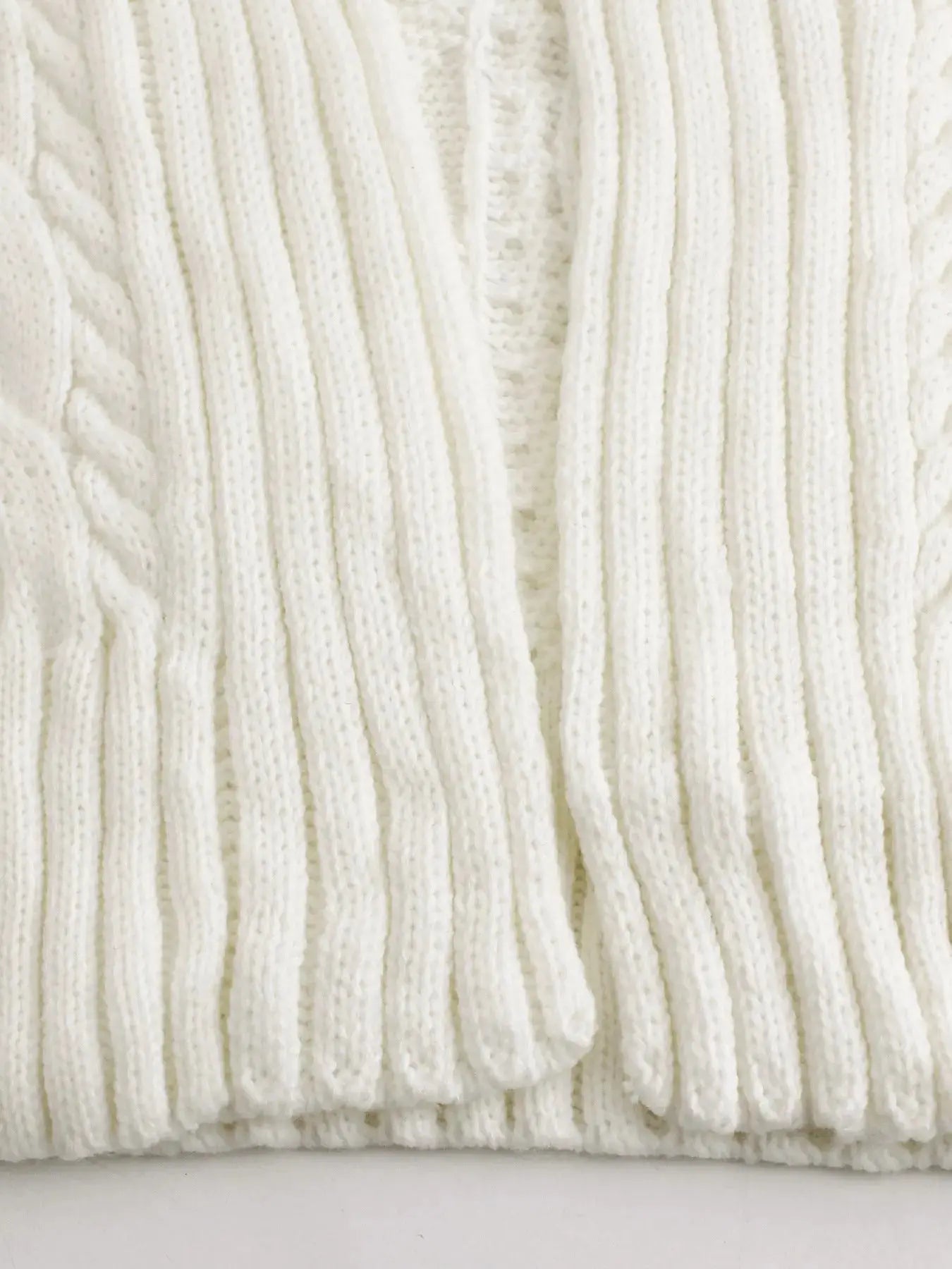 Fall Ready (white)long thick cardigan , boots and handbag set - JNi3 shop