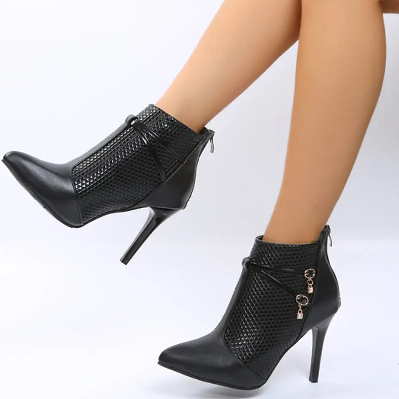 Thigh High Heel Boots Women Ankle Boots Pionted Toe Shoes For Party Dropshipman