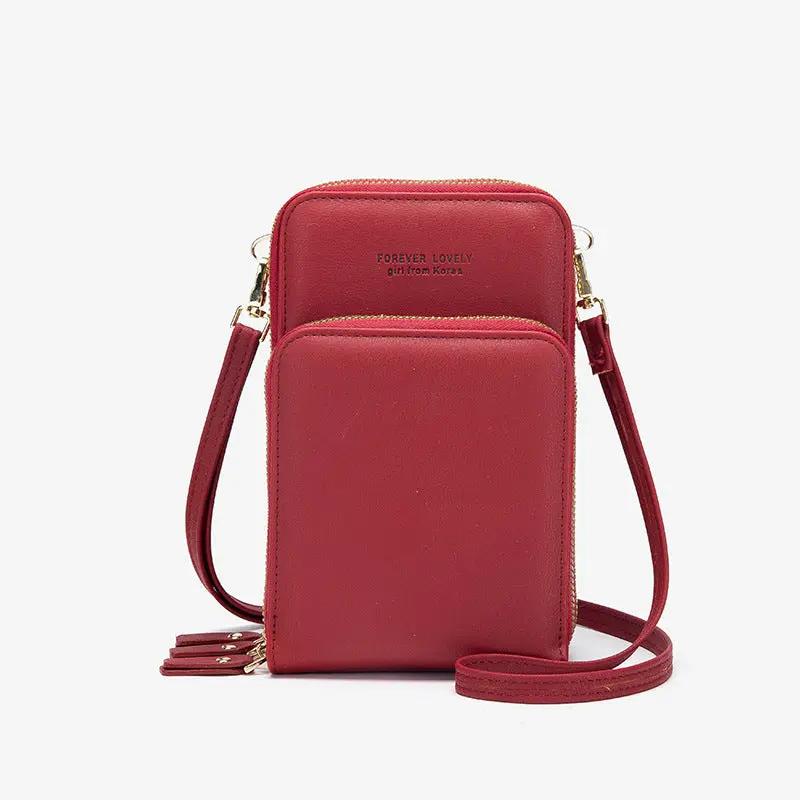 Crossbody Bag Women Tri-fold Pockets Phone Bags Cjdropshipping