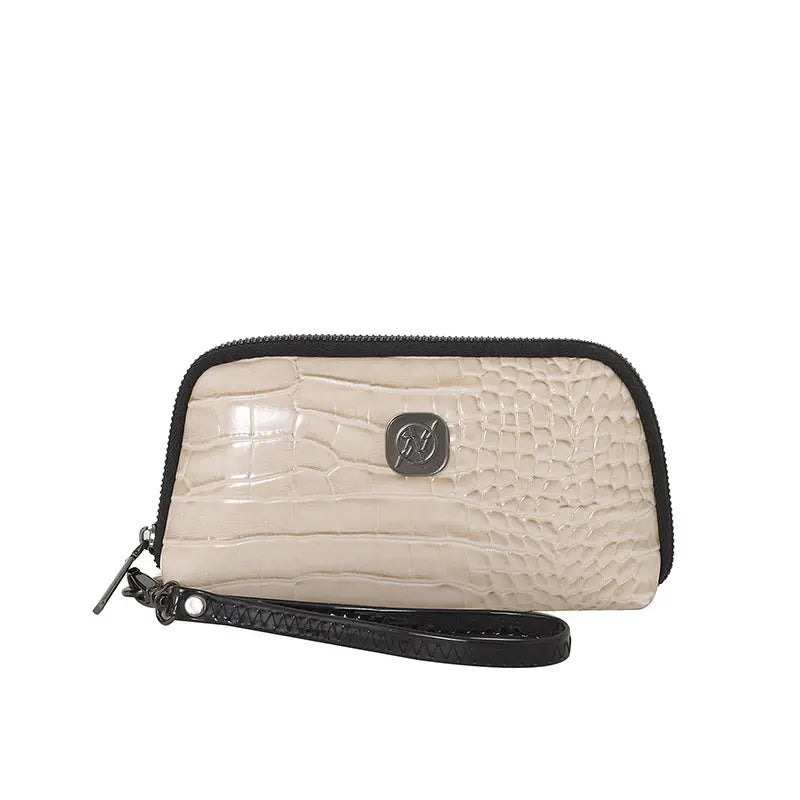 Hand-held Crystal Bamboo Pattern Exquisite Mobile Phone Bag