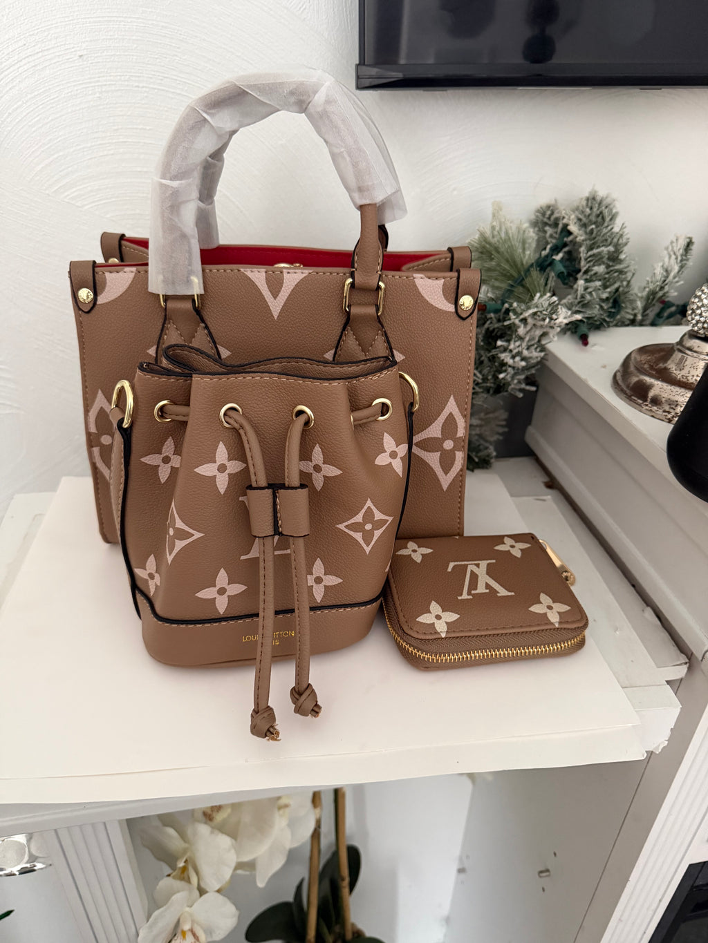 LV Rep 3 piece bag