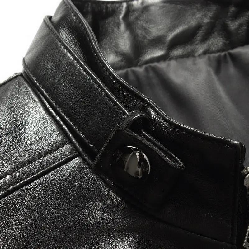 Men's leather leather jacket Cjdropshipping