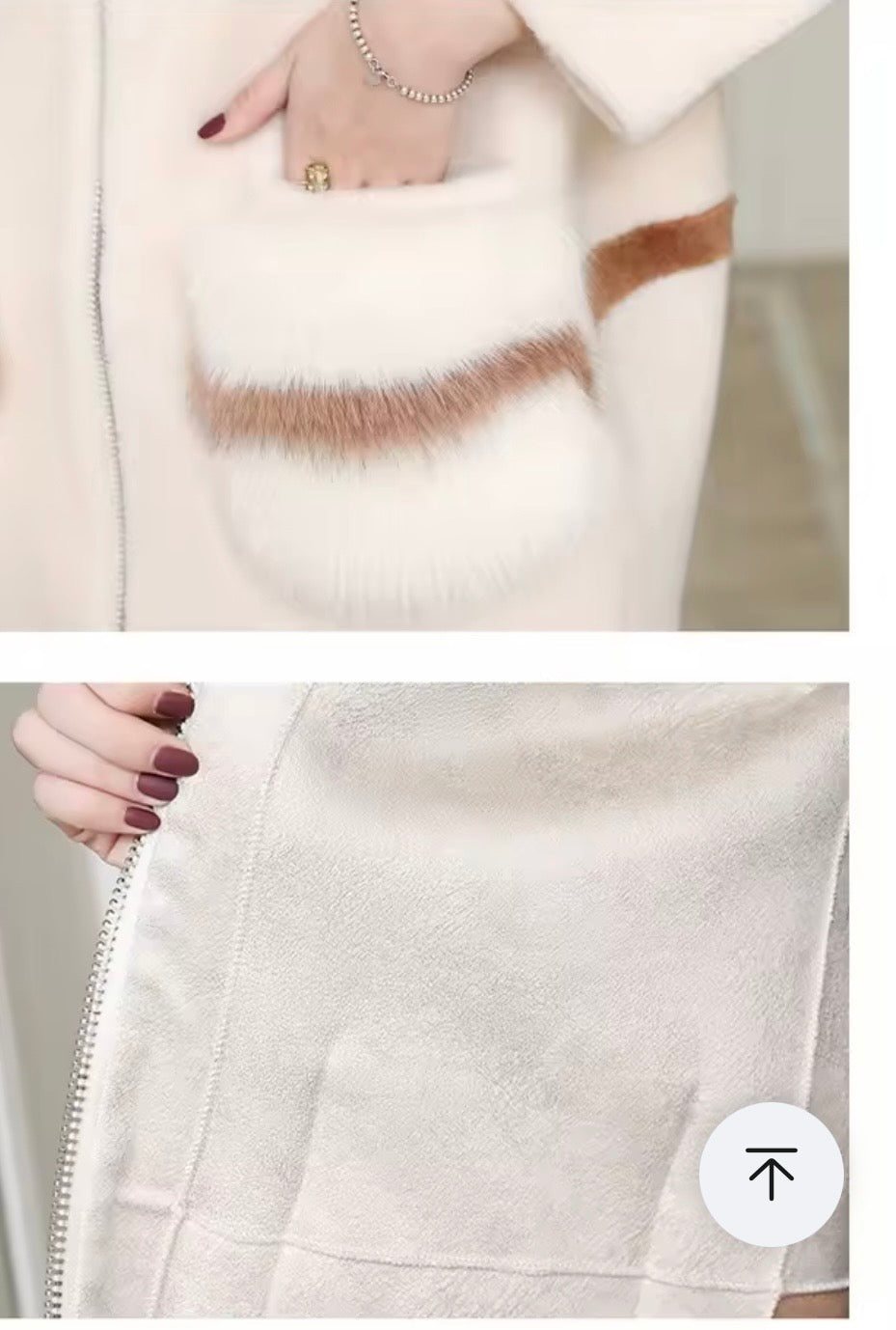 Luxury Cashmere & Fox Fur Hooded Coat | Elegant Winter Coat