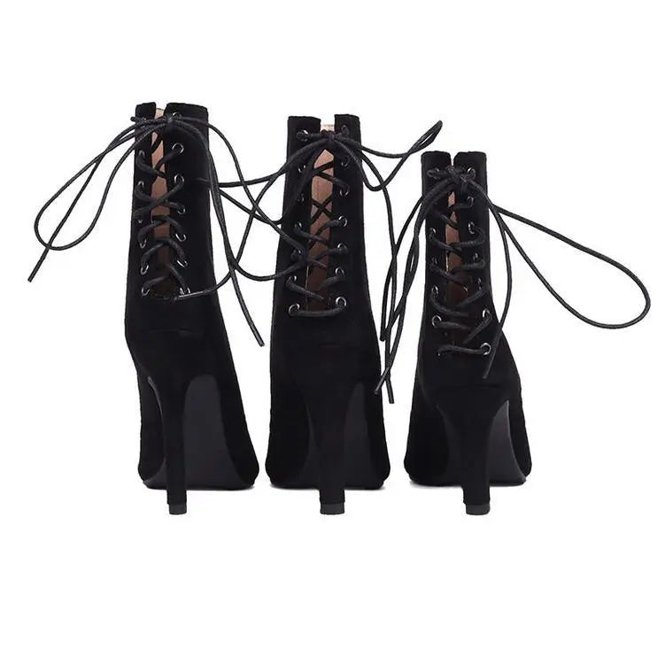 Stiletto Heel Ankle Boots Jazz Jazz Shoes Dropshipman