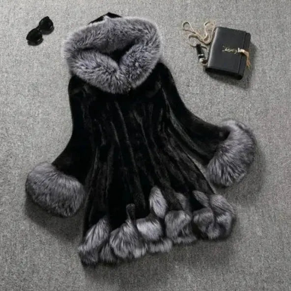 Faux Fur Mink Fur Coat JNi3 shop