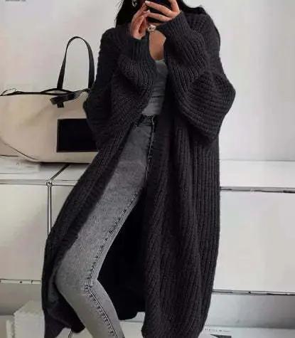 Idle Style Loose Thick Knitted Coat For Women JNi3 shop