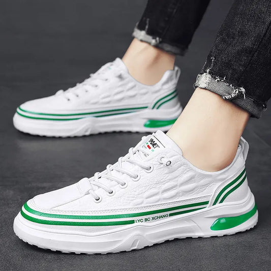 Youth Outdoor Sneakers Low-top Slip-on Casual Shoes Canvas White Shoes Dropshipman