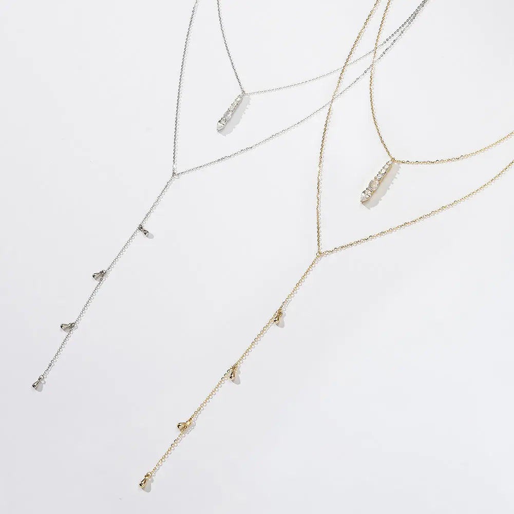 S925 Sterling Silver Special-interest Design Lasso Pendant Chain Cjdropshipping