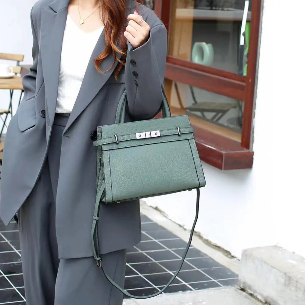 High-Grade Small Square Genuine Leather All-match Shoulder Bag Dropshipman