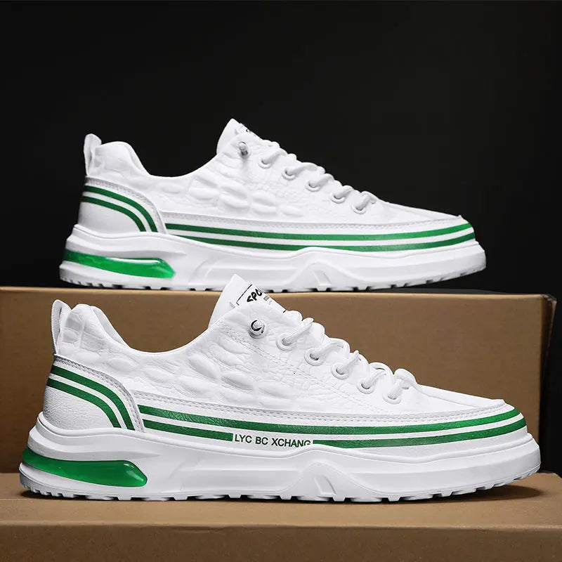 Youth Outdoor Sneakers Low-top Slip-on Casual Shoes Canvas White Shoes Dropshipman