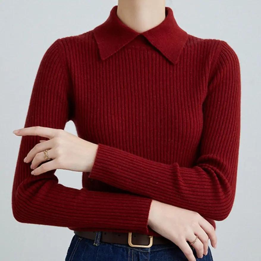 Pullover Cashmere Sweater Autumn Winter Retro Fashionable Cjdropshipping