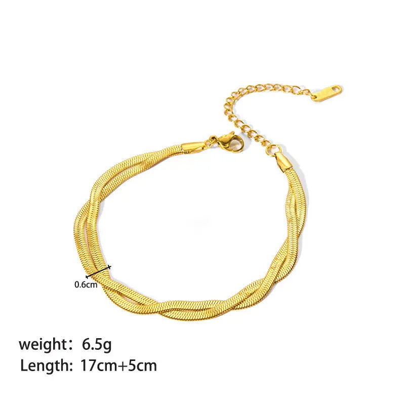 Stainless Steel Ornament Bracelet Female Cjdropshipping