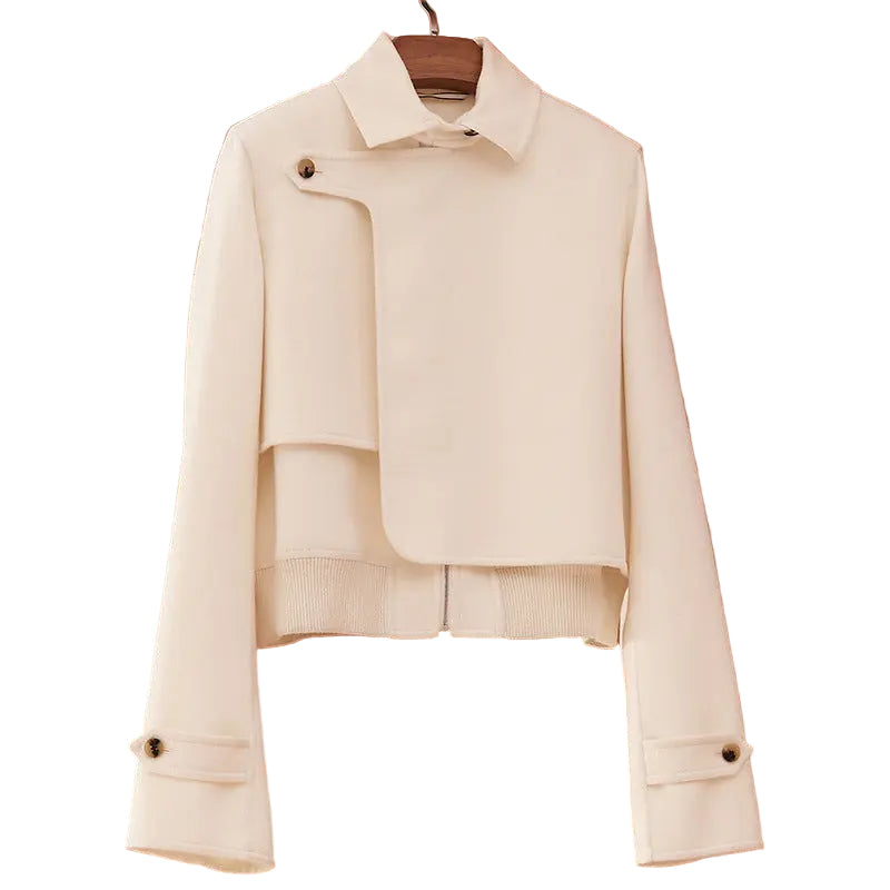 Retro Short Temperamental Women's Genuine Leather jacket JNi3 shop