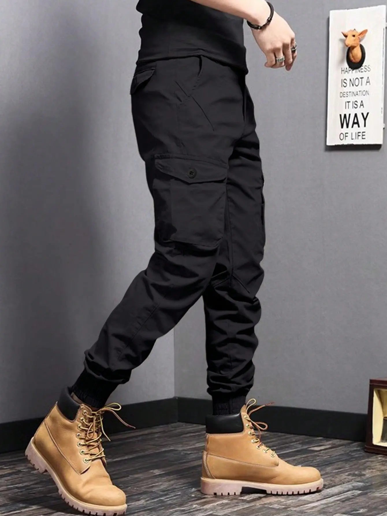 Men’s Fall Ready Black Sweater 4 piece outfit - JNi3 shop