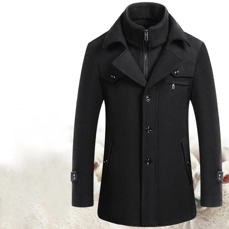 Wool jacket men's woolen coat Cjdropshipping