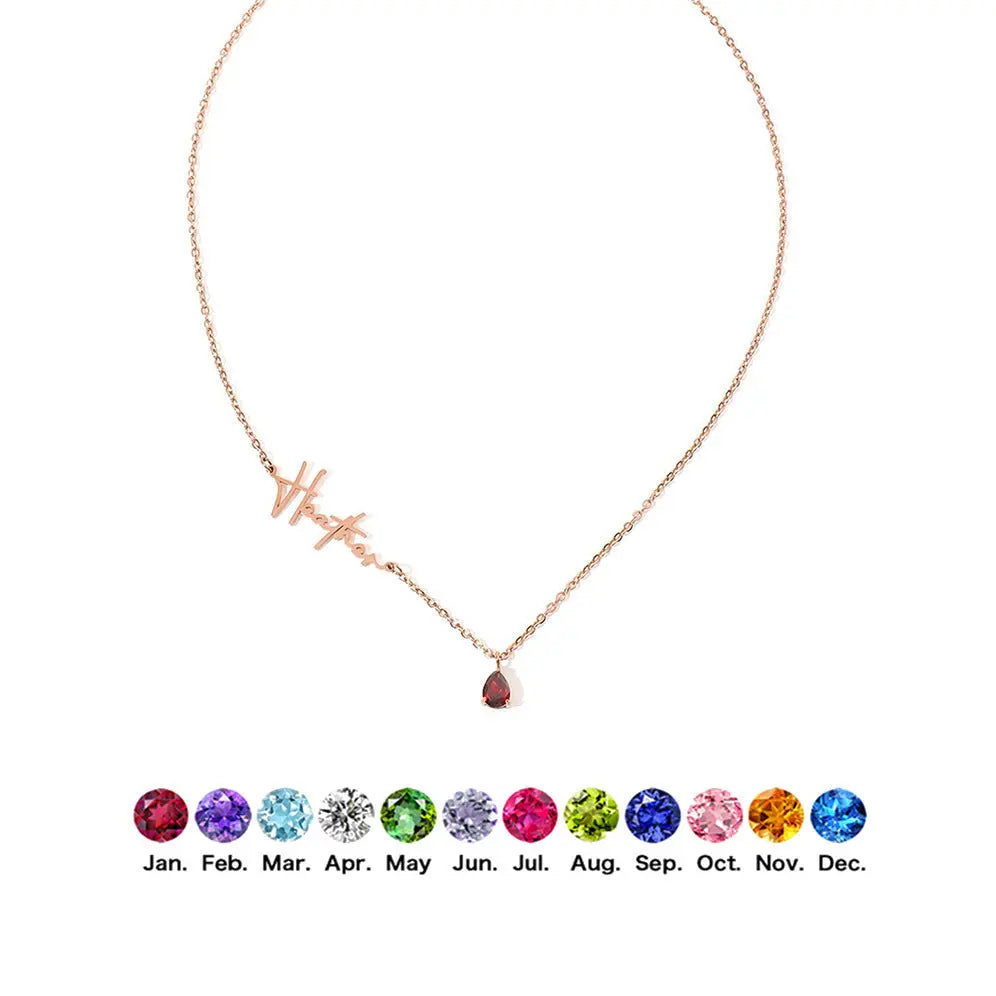 Stainless Steel Custom Name Necklace DIY Personalized JNi3 shop