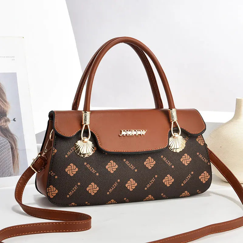 Vintage Exquisite Letter-printed Women's Handbag Fashion Printed Casual Simple Handbag Women's Cross-body Bag - JNi3 shop