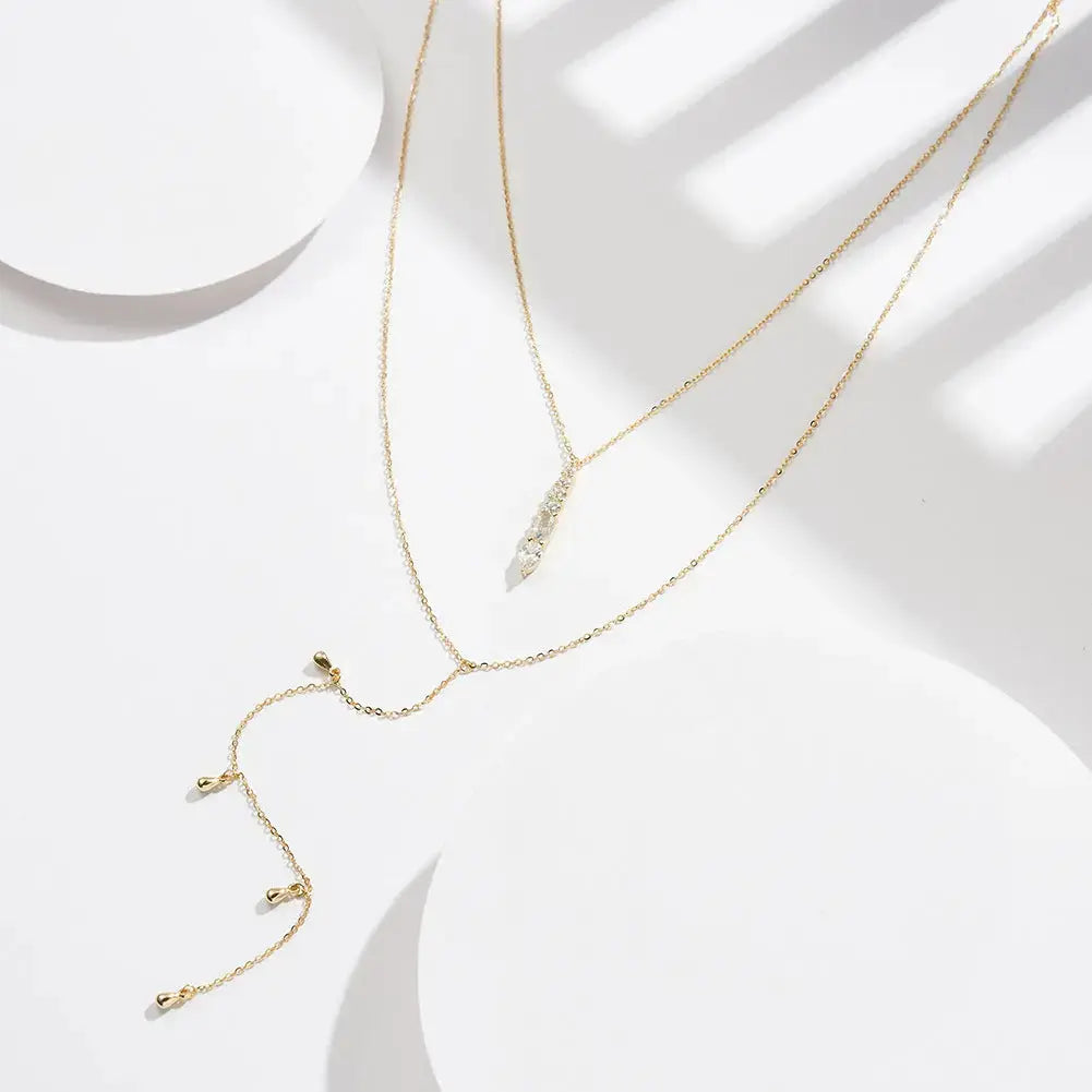 S925 Sterling Silver Special-interest Design Lasso Pendant Chain Cjdropshipping