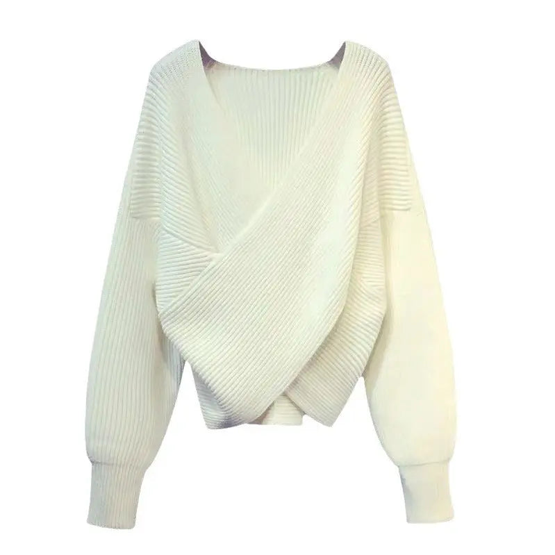 Batwing Sleeve Loose Sweater Sweater For Women JNi3 shop