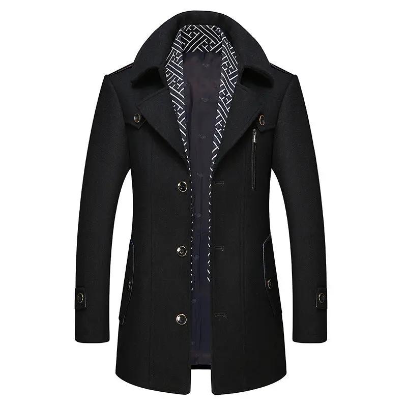 Padded cotton coat and wool coat null