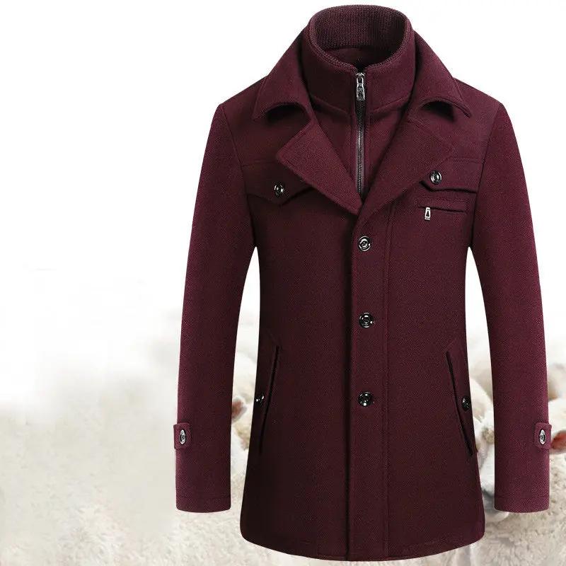 Wool jacket men's woolen coat Cjdropshipping