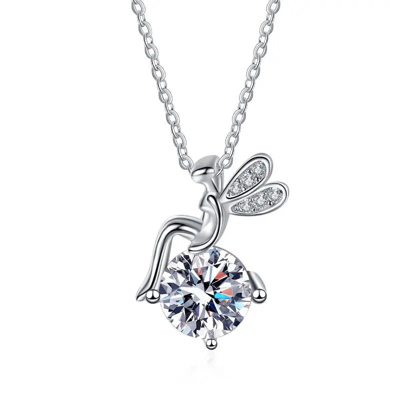 Moissanite 925 Sterling Silver FARCENT Necklace For Women - JNi3 shop