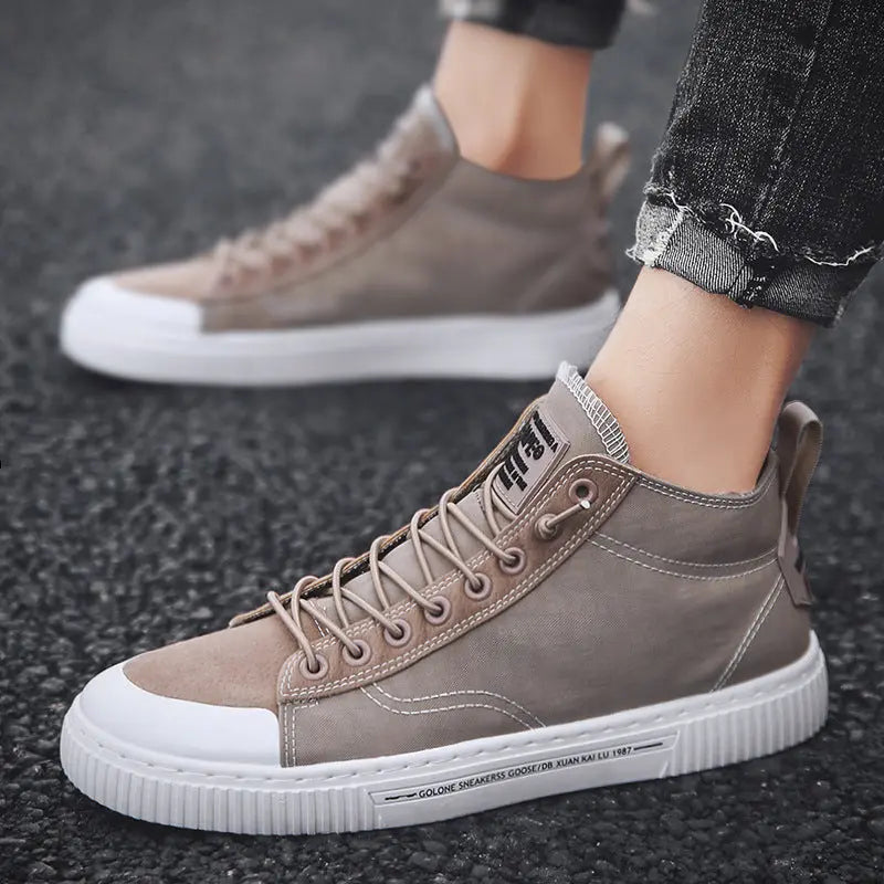 Canvas flat white shoes Gao Bang shoes JNi3 shop