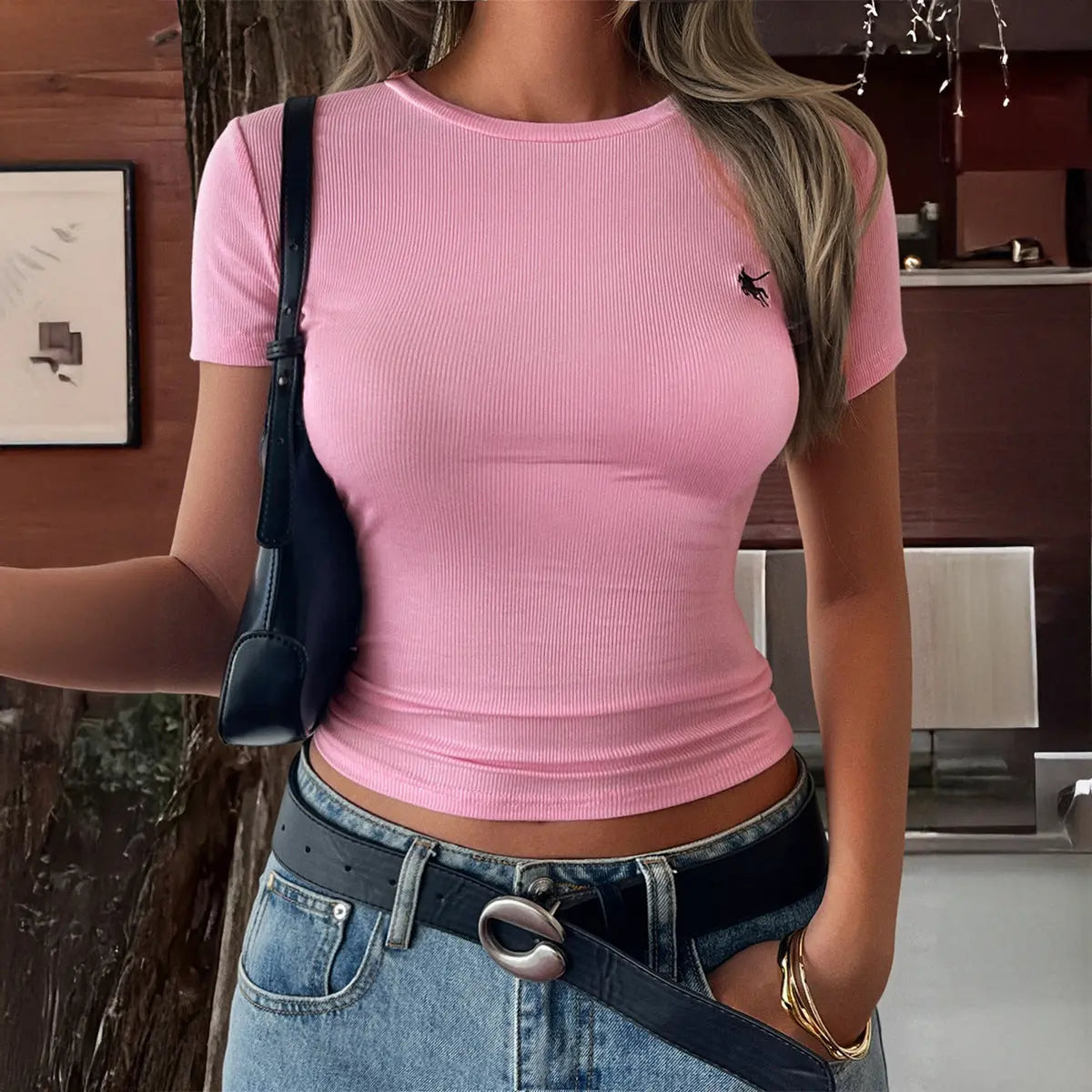 Women's Short-sleeved Vest Cjdropshipping