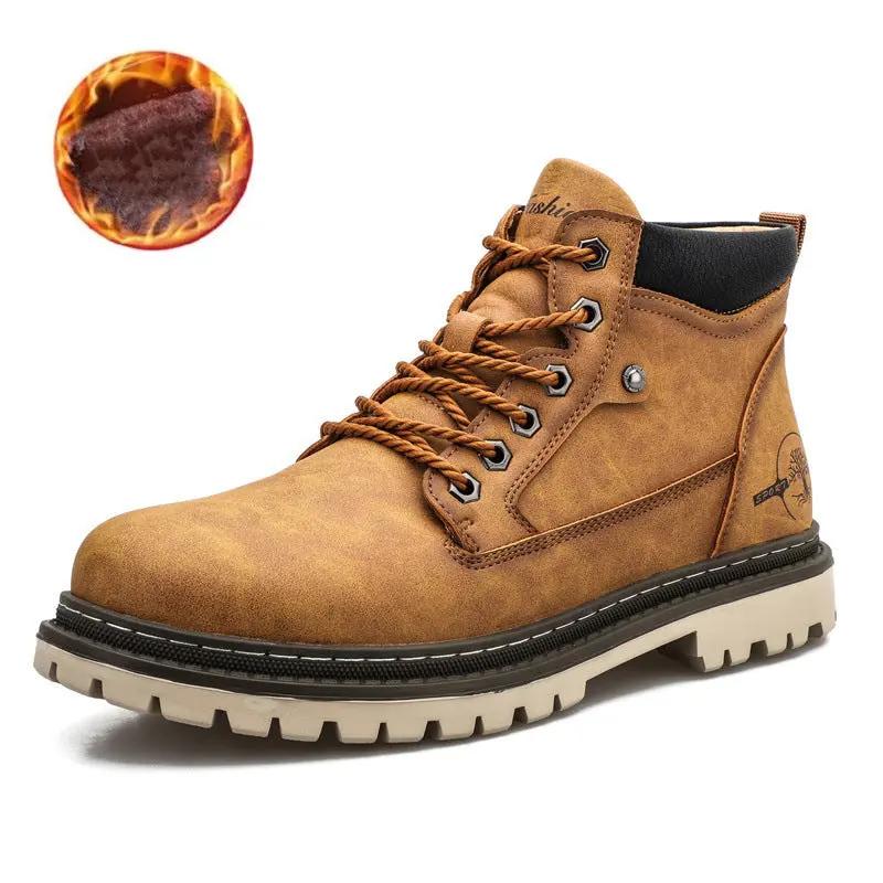 Large Size Martin Boots Men's Leather British Boots Cjdropshipping