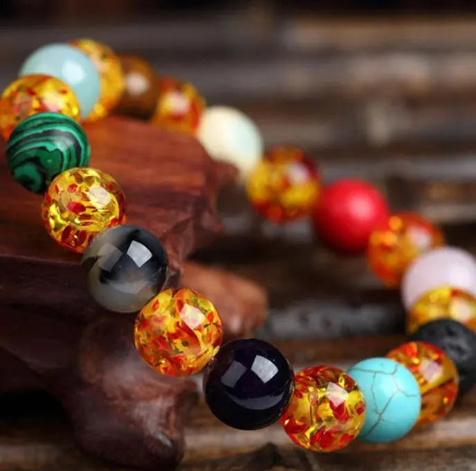 New creative garnet grape stone bracelet woven bracelet jewelry natural stone bracelet JNi3 shop