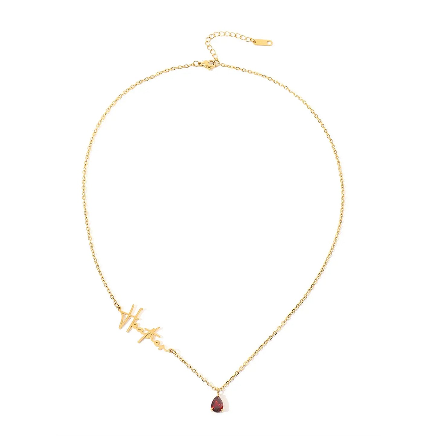 Stainless Steel Custom Name Necklace DIY Personalized JNi3 shop