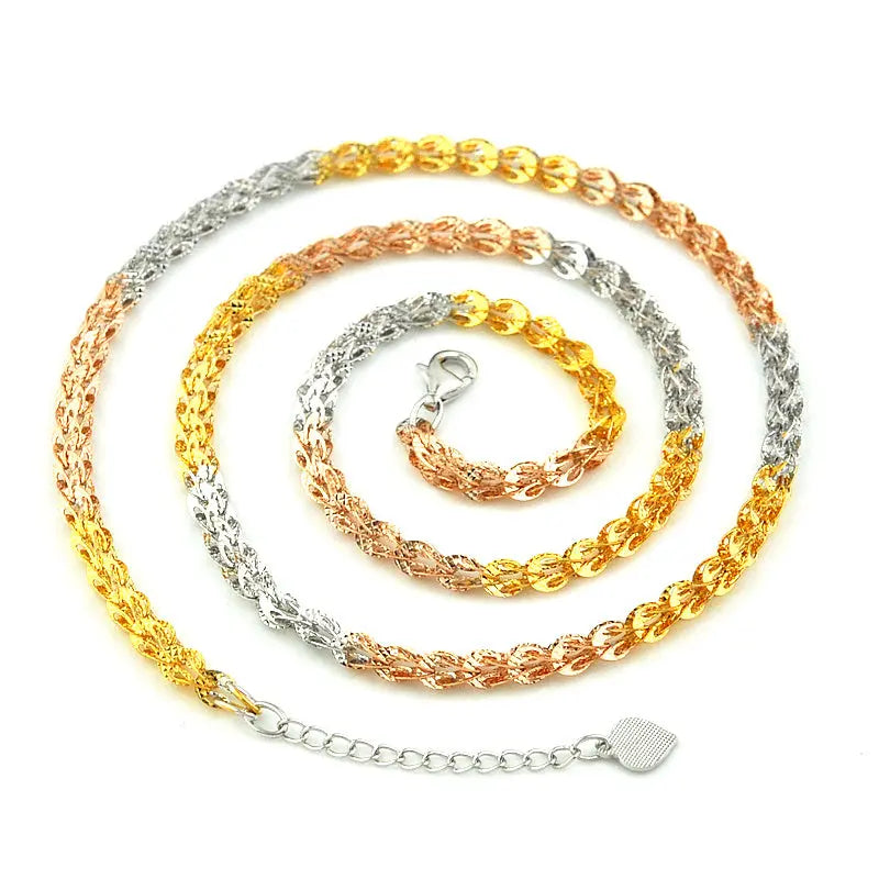 Silver Phoenix Tail Chain Necklace Female Color Gold Necklace Cjdropshipping