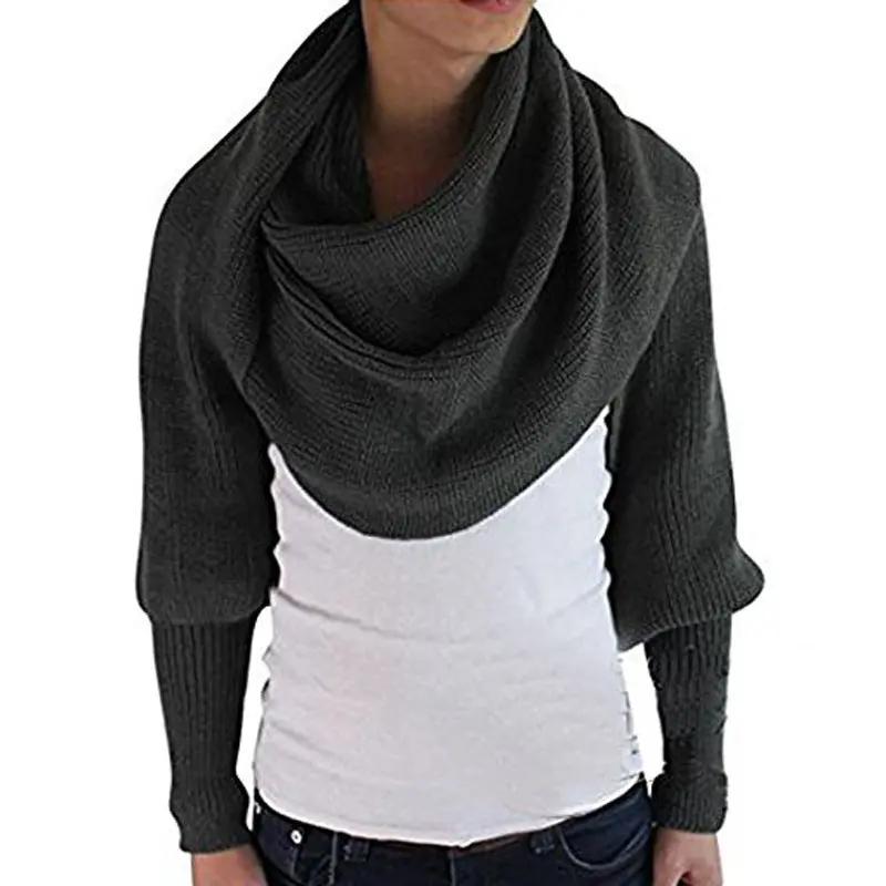 Sweater Scarf Cashmere Ladies Girl Woman Clothing Casual Wear Cjdropshipping