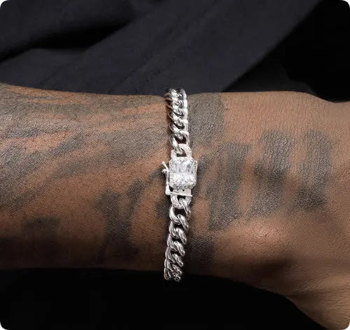 S925 Sterling Silver Cuban Bracelet Men And Women Hip Hop Cjdropshipping