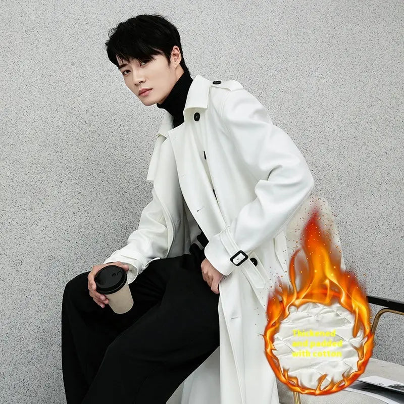 Windbreaker Men's Long Type Slim Fit JNi3 shop