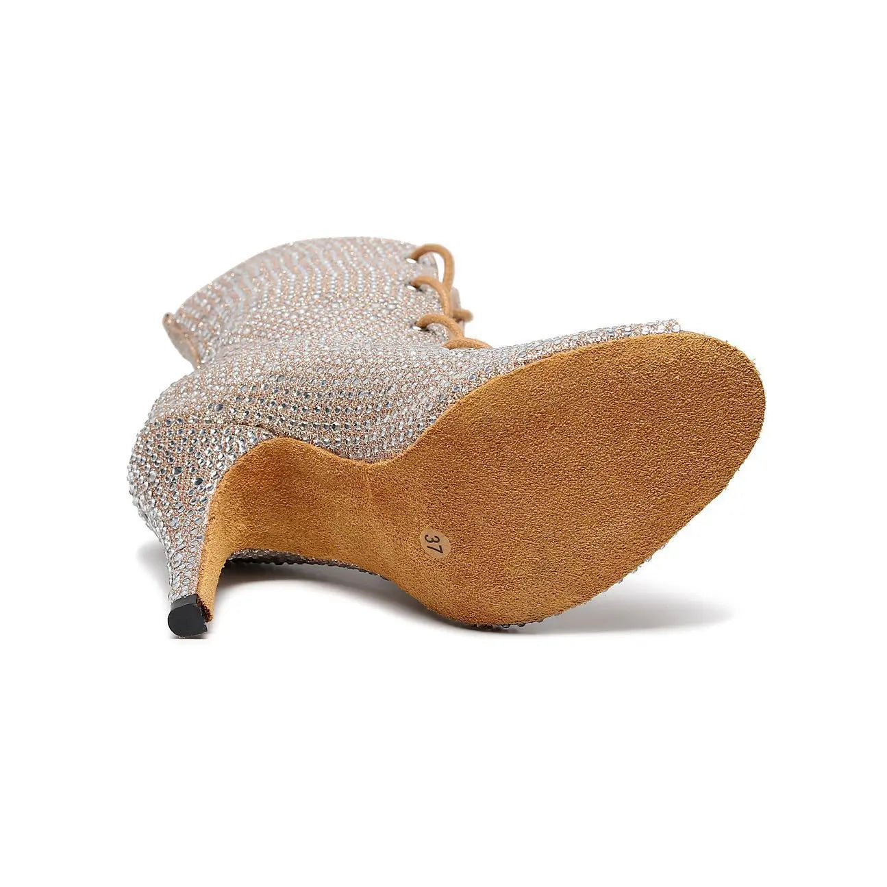 Women's Shiny Diamond High Heel Latin Dancing Shoes JNi3 shop