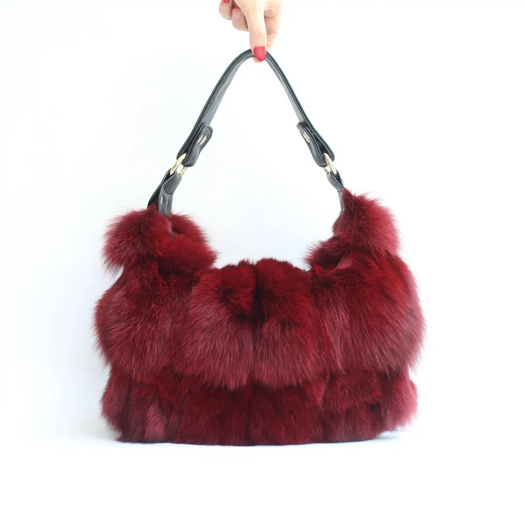 Fur Fox Hair Women's Bag Single Shoulder Belt Cjdropshipping