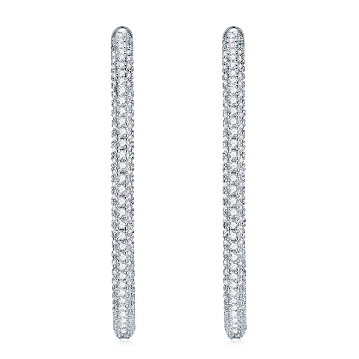 S925 Silver Fading Mosang Stone Earrings - JNi3 shop